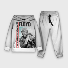 Детский костюм 3D (с толстовкой) с принтом Флойд Мейвезер ,  |  | floyd | floyd mayweather jr. | бокс | майвайзер | майвейзер | мейвезер | флойд мейвезер