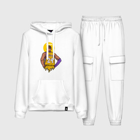 Женский костюм хлопок (с толстовкой) с принтом Kobe Bryant 24 ,  |  | basketball | black | bryant | game | james | kobe | kobebryant | lakers | lebron | los angeles | mamba | nba | rip | slam dunk | баскетбол | баскетболист | брайант | браянт | джеймс | игрок | коби | леброн | лейкерс | лос анджеле