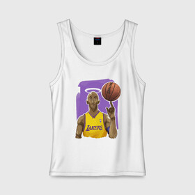 Женская майка хлопок с принтом Kobe Bryant , 95% хлопок, 5% эластан |  | basketball | black | bryant | game | james | kobe | kobebryant | lakers | lebron | los angeles | mamba | nba | rip | slam dunk | баскетбол | баскетболист | брайант | браянт | джеймс | игрок | коби | леброн | лейкерс | лос анджеле