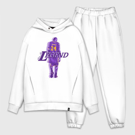 Мужской костюм хлопок OVERSIZE с принтом Kobe   Legend ,  |  | basketball | black | bryant | game | james | kobe | kobebryant | lakers | lebron | los angeles | mamba | nba | rip | slam dunk | баскетбол | баскетболист | брайант | браянт | джеймс | игрок | коби | леброн | лейкерс | лос анджеле