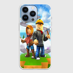 Чехол для iPhone 13 Pro с принтом ROBLOX ,  |  | game | gamer | logo | minecraft | roblox | simulator | игра | конструктор | лого | майнкрафт | симулятор | строительство | фигура