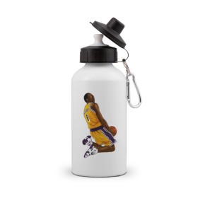 Бутылка спортивная с принтом Kobe Bryant , металл | емкость — 500 мл, в комплекте две пластиковые крышки и карабин для крепления | basketball | black | bryant | game | james | kobe | kobebryant | lakers | lebron | los angeles | mamba | nba | rip | slam dunk | баскетбол | баскетболист | брайант | браянт | джеймс | игрок | коби | леброн | лейкерс | лос анджеле