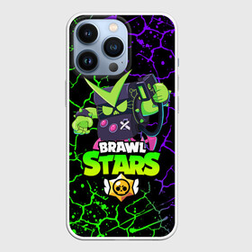 Чехол для iPhone 13 Pro с принтом BRAWL STARS VIRUS 8 BIT ,  |  | 8 bit | 8 бит | bibi | brawl stars | crow | el brown | leon | leon shark | max | mr.p | sally leon | shark | stars | virus | werewolf | акула | биби | вирус | ворон | леон | оборотень | пингвин