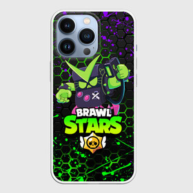 Чехол для iPhone 13 Pro с принтом BRAWL STARS VIRUS 8 BIT ,  |  | 8 bit | 8 бит | bibi | brawl stars | crow | el brown | leon | leon shark | max | mr.p | sally leon | shark | stars | virus | werewolf | акула | биби | вирус | ворон | леон | оборотень | пингвин