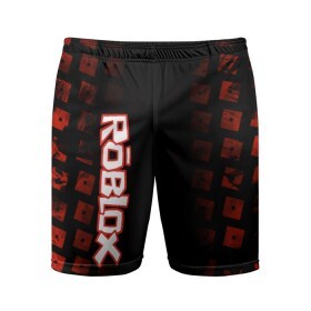Мужские шорты спортивные с принтом Roblox ,  |  | roblox | roblox games | игра роблокс | роблокс симулятор