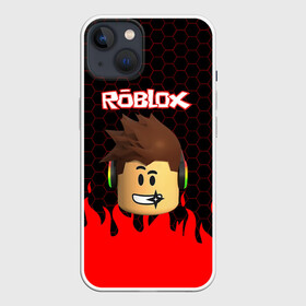 Чехол для iPhone 13 с принтом ROBLOX ,  |  | game | gamer | logo | minecraft | roblox | simulator | игра | конструктор | лого | майнкрафт | симулятор | строительство | фигура