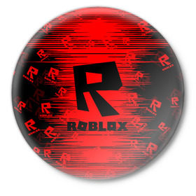 Значок с принтом Roblox. ,  металл | круглая форма, металлическая застежка в виде булавки | game | roblox | блок | игра | игрушка | лего | майнкрафт | персонажи | персонажи из кубиков | роблокс | робот