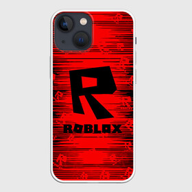 Чехол для iPhone 13 mini с принтом Roblox. ,  |  | game | roblox | блок | игра | игрушка | лего | майнкрафт | персонажи | персонажи из кубиков | роблокс | робот
