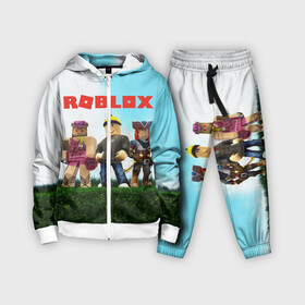 Детский костюм 3D с принтом ROBLOX ,  |  | roblox | игра | компьютерная игра | логотип | онлайн | онлайн игра | роблакс | роблокс
