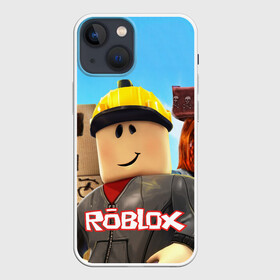 Чехол для iPhone 13 mini с принтом ROBLOX ,  |  | roblox | игра | компьютерная игра | логотип | онлайн | онлайн игра | роблакс | роблокс