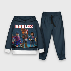 Детский костюм 3D (с толстовкой) с принтом ROBLOX ,  |  | roblox | игра | компьютерная игра | логотип | онлайн | онлайн игра | роблакс | роблокс