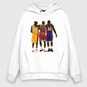 Мужское худи Oversize хлопок с принтом Kobe Michael LeBron , френч-терри — 70% хлопок, 30% полиэстер. Мягкий теплый начес внутри —100% хлопок | боковые карманы, эластичные манжеты и нижняя кромка, капюшон на магнитной кнопке | Тематика изображения на принте: basketball | black | bryant | bulls | chicago | game | james | jordan | kobe | lakers | lebron | los angeles | michael | nba | rip | sla | баскетбол | баскетболист | брайант | буллс | джеймс | джордан | игрок | коби | леброн | лейкерс | лос андж