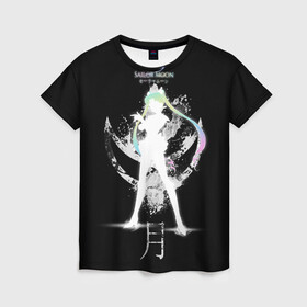 Женская футболка 3D с принтом Princess , 100% полиэфир ( синтетическое хлопкоподобное полотно) | прямой крой, круглый вырез горловины, длина до линии бедер | anime | manga | moon | rainbow | sailor moon | space | star | usagi tsukino | аниме | звезда | иероглифы | кандзи | космос | луна | манга | радуга | сейлор мун | усаги цукино