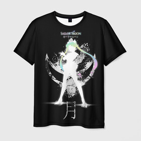 Мужская футболка 3D с принтом Princess , 100% полиэфир | прямой крой, круглый вырез горловины, длина до линии бедер | anime | manga | moon | rainbow | sailor moon | space | star | usagi tsukino | аниме | звезда | иероглифы | кандзи | космос | луна | манга | радуга | сейлор мун | усаги цукино