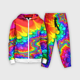 Детский костюм 3D с принтом TIE DYE ,  |  | abstract | abstraction | color | fractal | geometry | paitnt | polygon | polygonal | psy | абстракция | геометрия | краски | неоновые | полигоны | психоделика | фрактал