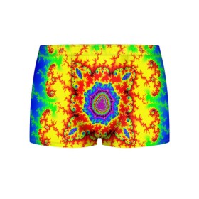 Мужские трусы 3D с принтом АБСТРАКТНЫЕ РАЗРЫВЫ , 50% хлопок, 50% полиэстер | классическая посадка, на поясе мягкая тканевая резинка | Тематика изображения на принте: abstract | abstraction | color | fractal | geometry | paitnt | polygon | polygonal | psy | абстракция | геометрия | краски | неоновые | полигоны | психоделика | фрактал