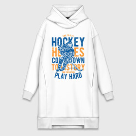 Платье-худи хлопок с принтом Hockey ,  |  | art | game | hockey | hockey player | hockey stick | skates | sport | uniform | арт | игра | клюшка | коньки | спорт | форма | хоккеист | хоккей