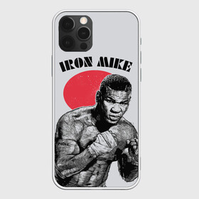 Чехол для iPhone 12 Pro с принтом Iron Mike , силикон | область печати: задняя сторона чехла, без боковых панелей | iron mike | iron mike tyson | mike tyson | бокс | железный майк | майк тайсон | таисон | тайсон