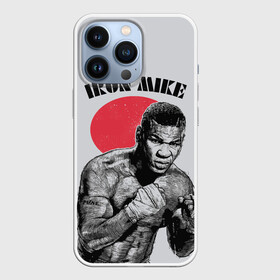 Чехол для iPhone 13 Pro с принтом Iron Mike ,  |  | Тематика изображения на принте: iron mike | iron mike tyson | mike tyson | бокс | железный майк | майк тайсон | таисон | тайсон