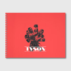 Альбом для рисования с принтом Tyson , 100% бумага
 | матовая бумага, плотность 200 мг. | Тематика изображения на принте: iron mike | iron mike tyson | mike tyson | бокс | железный майк | майк тайсон | таисон | тайсон