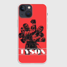 Чехол для iPhone 13 mini с принтом Tyson ,  |  | Тематика изображения на принте: iron mike | iron mike tyson | mike tyson | бокс | железный майк | майк тайсон | таисон | тайсон