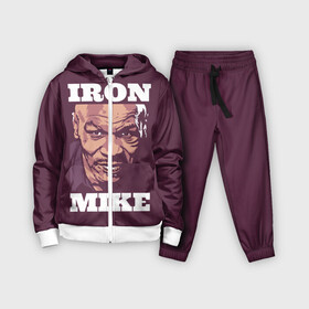 Детский костюм 3D с принтом Mike Tyson ,  |  | iron mike | iron mike tyson | mike tyson | бокс | железный майк | майк тайсон | таисон | тайсон