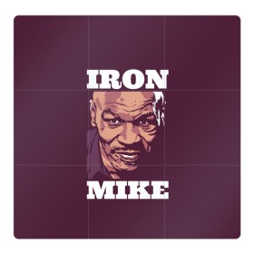 Магнитный плакат 3Х3 с принтом Mike Tyson , Полимерный материал с магнитным слоем | 9 деталей размером 9*9 см | iron mike | iron mike tyson | mike tyson | бокс | железный майк | майк тайсон | таисон | тайсон