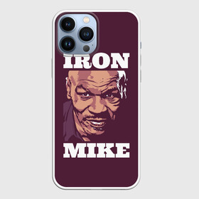 Чехол для iPhone 13 Pro Max с принтом Mike Tyson ,  |  | Тематика изображения на принте: iron mike | iron mike tyson | mike tyson | бокс | железный майк | майк тайсон | таисон | тайсон