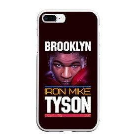 Чехол для iPhone 7Plus/8 Plus матовый с принтом Mike Tyson , Силикон | Область печати: задняя сторона чехла, без боковых панелей | iron mike | iron mike tyson | mike tyson | бокс | железный майк | майк тайсон | таисон | тайсон