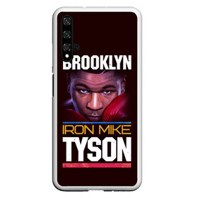 Чехол для Honor 20 с принтом Mike Tyson , Силикон | Область печати: задняя сторона чехла, без боковых панелей | iron mike | iron mike tyson | mike tyson | бокс | железный майк | майк тайсон | таисон | тайсон