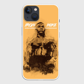 Чехол для iPhone 13 с принтом Iron Mike ,  |  | Тематика изображения на принте: iron mike | iron mike tyson | mike tyson | бокс | железный майк | майк тайсон | таисон | тайсон