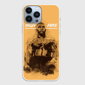 Чехол для iPhone 13 Pro Max с принтом Iron Mike ,  |  | Тематика изображения на принте: iron mike | iron mike tyson | mike tyson | бокс | железный майк | майк тайсон | таисон | тайсон