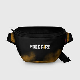 Поясная сумка 3D с принтом Free fire , 100% полиэстер | плотная ткань, ремень с регулируемой длиной, внутри несколько карманов для мелочей, основное отделение и карман с обратной стороны сумки застегиваются на молнию | free fire | freefire | игра free fire | игра фрифаер | фри файр | фрифаер