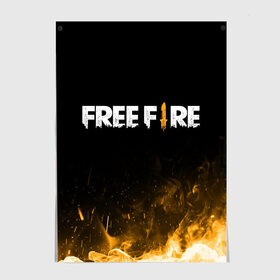 Постер с принтом Free Fire , 100% бумага
 | бумага, плотность 150 мг. Матовая, но за счет высокого коэффициента гладкости имеет небольшой блеск и дает на свету блики, но в отличии от глянцевой бумаги не покрыта лаком | 