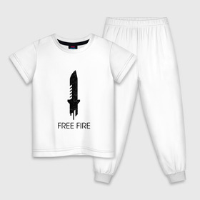 Детская пижама хлопок с принтом Free Fire , 100% хлопок |  брюки и футболка прямого кроя, без карманов, на брюках мягкая резинка на поясе и по низу штанин
 | free fire | freefire | игра free fire | игра фрифаер | фри файр | фрифаер