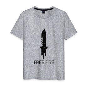 Мужская футболка хлопок с принтом Free Fire , 100% хлопок | прямой крой, круглый вырез горловины, длина до линии бедер, слегка спущенное плечо. | free fire | freefire | игра free fire | игра фрифаер | фри файр | фрифаер