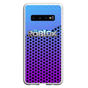 Чехол для Samsung Galaxy S10 с принтом Roblox Gradient Pattern , Силикон | Область печати: задняя сторона чехла, без боковых панелей | Тематика изображения на принте: game | game roblox | logo roblox | online game | r | roblox | игра | игра роблокс | лого | лого роблокс | логотип | надпись | онлайн игра | онлайн игра роблокс | роблокс