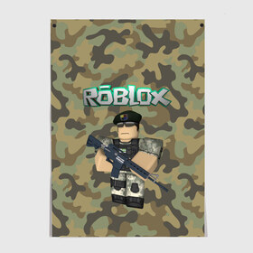 Постер с принтом Roblox 23 February Camouflage , 100% бумага
 | бумага, плотность 150 мг. Матовая, но за счет высокого коэффициента гладкости имеет небольшой блеск и дает на свету блики, но в отличии от глянцевой бумаги не покрыта лаком | 23 февраля | game | game roblox | logo roblox | online game | r | roblox | день защитника | день защитника отечества | игра | игра роблокс | лого | лого роблокс | логотип | надпись | онлайн игра | онлайн игра роблокс | роблокс
