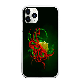 Чехол для iPhone 11 Pro матовый с принтом Медуза Горгона , Силикон |  | art | green | monster | арт | боги | волосы | герой | горгона | девушка | злодей | змея | медуза | миф | мифическая | мифология | монстр | персонаж | прикольная | сказка | фантастика | фэнтези