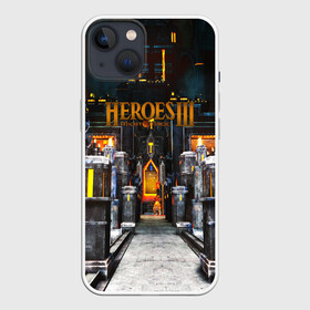 Чехол для iPhone 13 с принтом HEROES 3 ,  |  | angel | armor | artwork | creature | dragon | fantasy | fantasy art | game | griffin | heroes | heroes maps | heroes of might and magic | knight | might and magic | sword | warriors | weapon | wings | герои | к