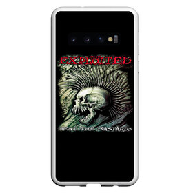 Чехол для Samsung Galaxy S10 с принтом The Exploited , Силикон | Область печати: задняя сторона чехла, без боковых панелей | Тематика изображения на принте: bastards | beat | beat the bastards | punks | punks not dead | the exploited | панки | уоти | эксплоитед