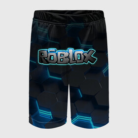 Детские спортивные шорты 3D с принтом Roblox Neon Hex ,  100% полиэстер
 | пояс оформлен широкой мягкой резинкой, ткань тянется
 | game | game roblox | hex | logo roblox | neon | online game | r | roblox | игра | игра роблокс | лого | лого роблокс | логотип | надпись | онлайн игра | онлайн игра роблокс | роблокс
