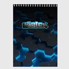 Скетчбук с принтом Roblox Neon Hex , 100% бумага
 | 48 листов, плотность листов — 100 г/м2, плотность картонной обложки — 250 г/м2. Листы скреплены сверху удобной пружинной спиралью | Тематика изображения на принте: game | game roblox | hex | logo roblox | neon | online game | r | roblox | игра | игра роблокс | лого | лого роблокс | логотип | надпись | онлайн игра | онлайн игра роблокс | роблокс