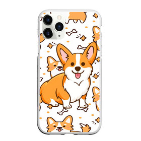 Чехол для iPhone 11 Pro Max матовый с принтом Корги , Силикон |  | Тематика изображения на принте: dog. корги | dogs | весёлые собачки | милые собачки | прикольные собачки | собаки | собачки