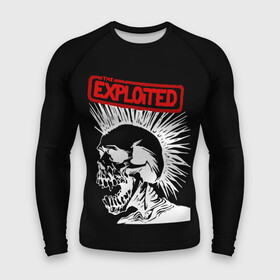Мужской рашгард 3D с принтом The Exploited ,  |  | Тематика изображения на принте: punks | punks not dead | the exploited | панк не сдох | панки | уоти | череп | эксплоитед