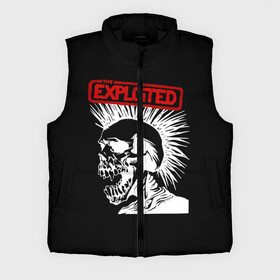 Мужской жилет утепленный 3D с принтом The Exploited ,  |  | Тематика изображения на принте: punks | punks not dead | the exploited | панк не сдох | панки | уоти | череп | эксплоитед