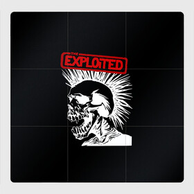 Магнитный плакат 3Х3 с принтом The Exploited , Полимерный материал с магнитным слоем | 9 деталей размером 9*9 см | punks | punks not dead | the exploited | панк не сдох | панки | уоти | череп | эксплоитед