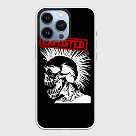 Чехол для iPhone 13 Pro с принтом The Exploited ,  |  | Тематика изображения на принте: punks | punks not dead | the exploited | панк не сдох | панки | уоти | череп | эксплоитед