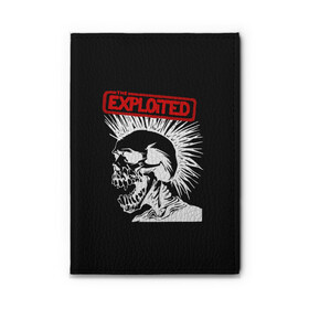 Обложка для автодокументов с принтом The Exploited , натуральная кожа |  размер 19,9*13 см; внутри 4 больших “конверта” для документов и один маленький отдел — туда идеально встанут права | Тематика изображения на принте: punks | punks not dead | the exploited | панк не сдох | панки | уоти | череп | эксплоитед