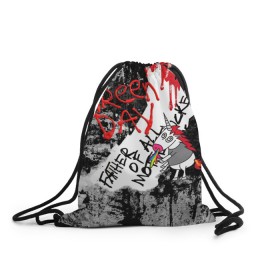 Рюкзак-мешок 3D с принтом Green Day - Father of All MF , 100% полиэстер | плотность ткани — 200 г/м2, размер — 35 х 45 см; лямки — толстые шнурки, застежка на шнуровке, без карманов и подкладки | day | green | music | punk | rock | альбом | музыка | обложка | панк | рок